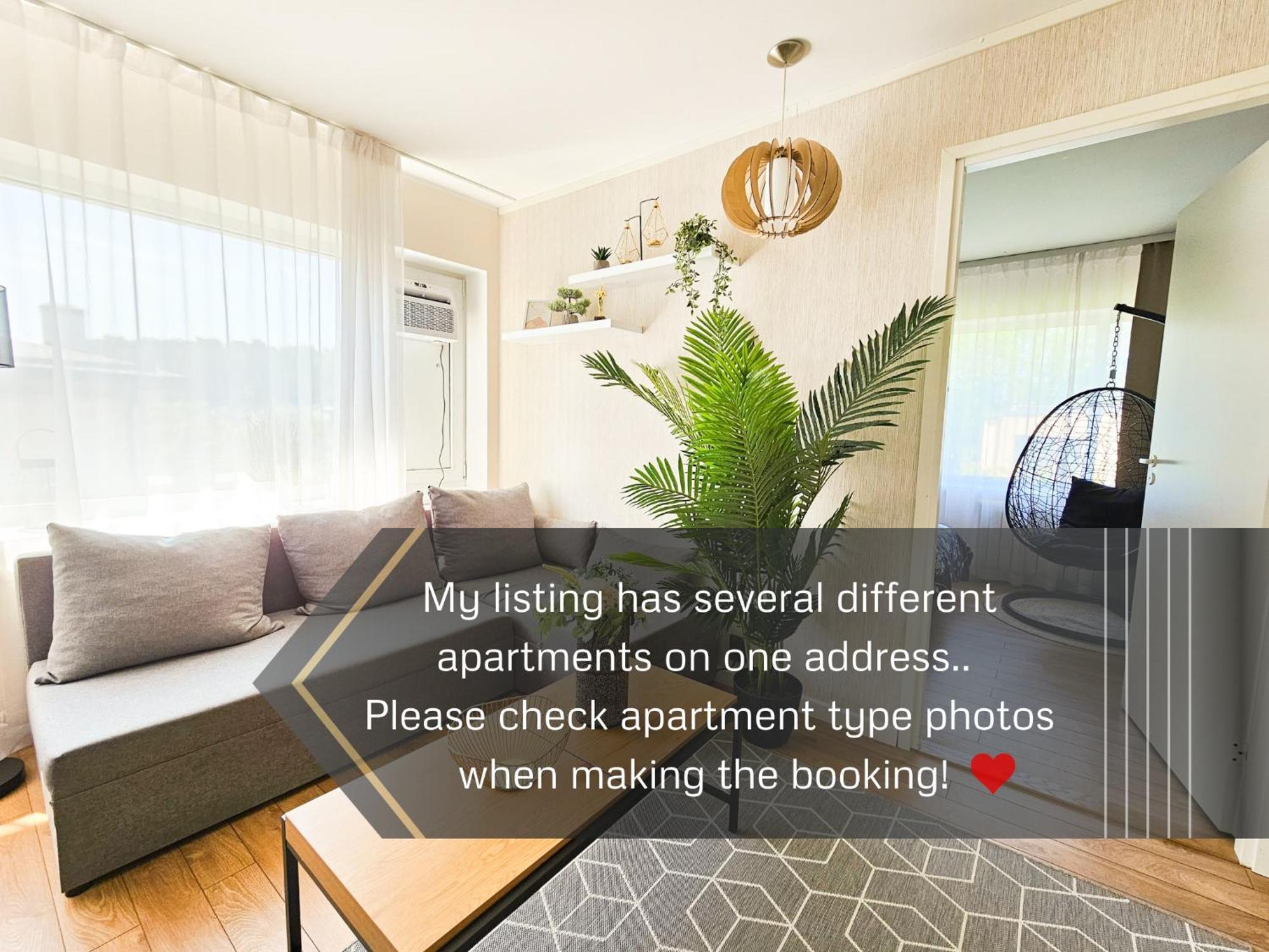 Cofy - Centrally Located, Quiet District, Air-conditioning, Free Parking, 24-7 Express Check-in-out, Close To Sea And Everything Need For Living! Appartement